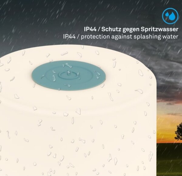 Briloner 7461010 - LED Stmievateľná nabíjacia stolná lampa LED/2W/5V IP44 modrá