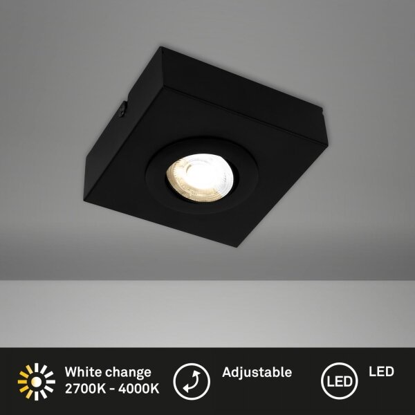 Briloner 3996015 - LED Bodové svietidlo CTS LED/4W/230V 2700/4000K čierna