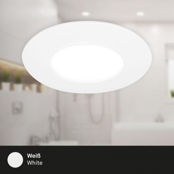 Briloner 7598036 -SADA 3x LED Koupelnové podh. svítidlo LED/4,9W/230V IP44 biela