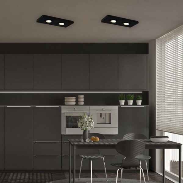 Briloner 3996025 - LED Bodové svietidlo CTS 2xLED/4W/230V 2700/4000K čierna