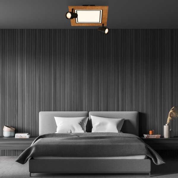 Brilo - LED Stropné svietidlo LED/12W/230V + 2xGU10/9W 3000K