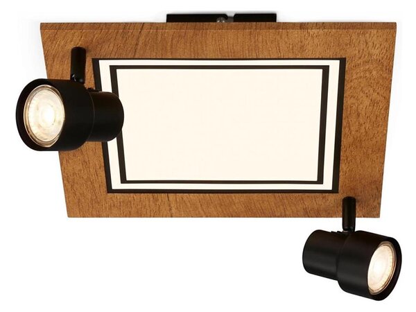 Brilo - LED Stropné svietidlo LED/12W/230V + 2xGU10/9W 3000K