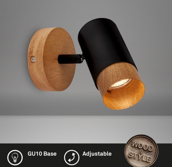 Briloner 2144015 - Nástenné bodové svietidlo SPOT 1xGU10/9W/230V