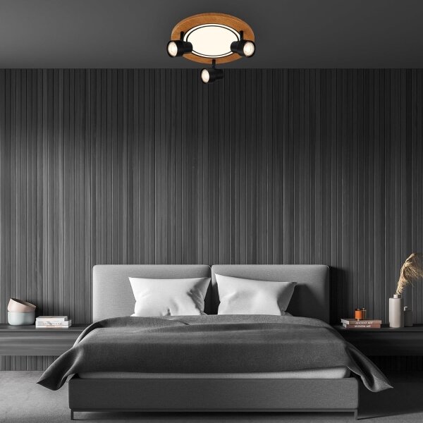 Brilo - LED Stropné svietidlo LED/12W/230V + 3xGU10/9W 3000K