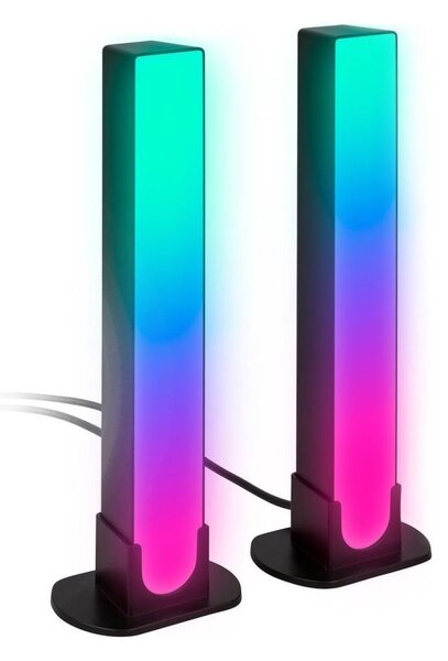 Brilo - SADA 2x LED RGBIC Stm. stolná lampa LED/12W/230V 3000-6500K Wi-Fi Tuya