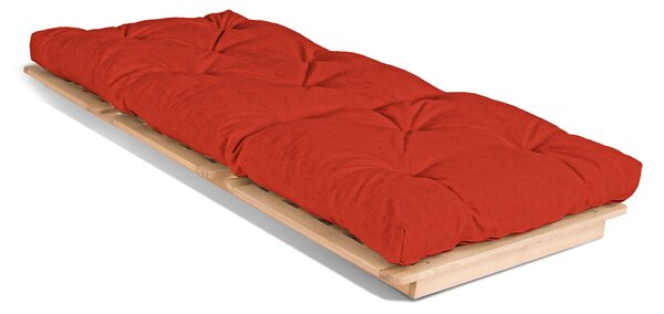 MarLiving Skladacie kreslo LAYTI 02 90 cm z masívu/červené