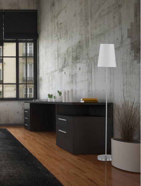 Wofi 3329.01.06.6000 - Stojacia lampa FYNN 1xE27/60W/230V biela