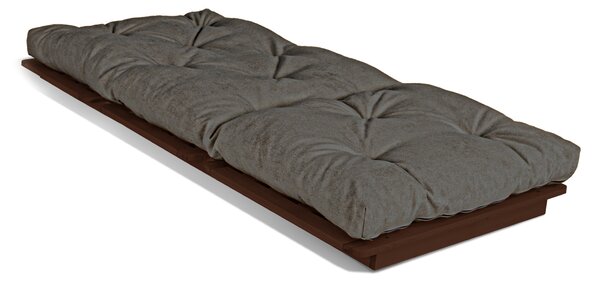 MarLiving Skladacie kreslo futon LAYTI 03 90 cm z masívu/sivá