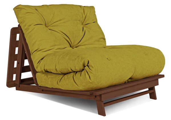 MarLiving Skladacie kreslo LAYTI 03 90 cm z masívu/zelené