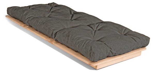MarLiving Skladacie kreslo LAYTI 02 90 cm z masívu/sivá