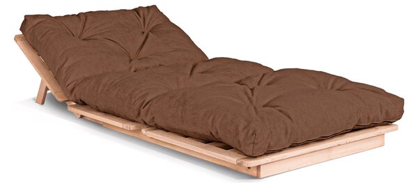 MarLiving Skladacie kreslo LAYTI 02 90 cm z masívu/hnedá