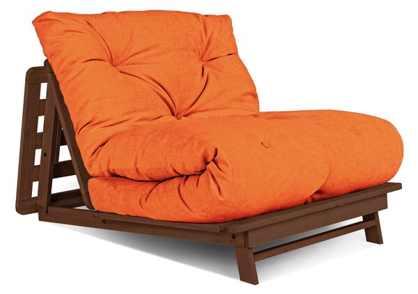 MarLiving Skladacie kreslo LAYTI 03 90 cm z masívu/oranžové