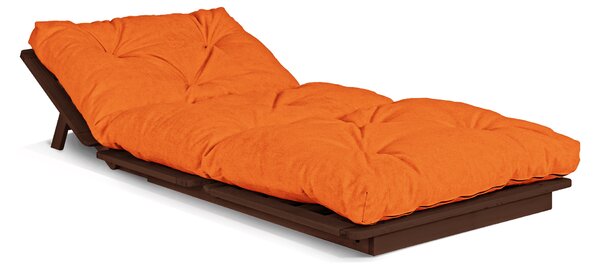 MarLiving Skladacie kreslo LAYTI 03 90 cm z masívu/oranžové