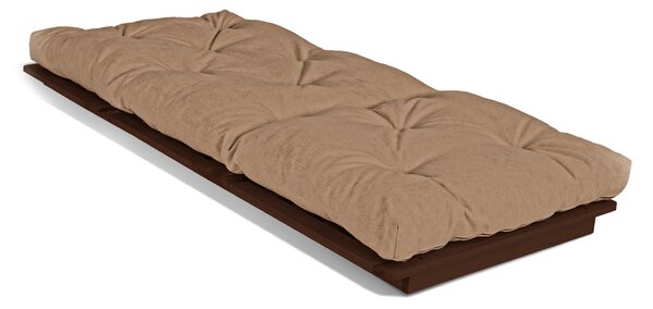 MarLiving Skladacie kreslo LAYTI 03 90 cm z masívu/béžové