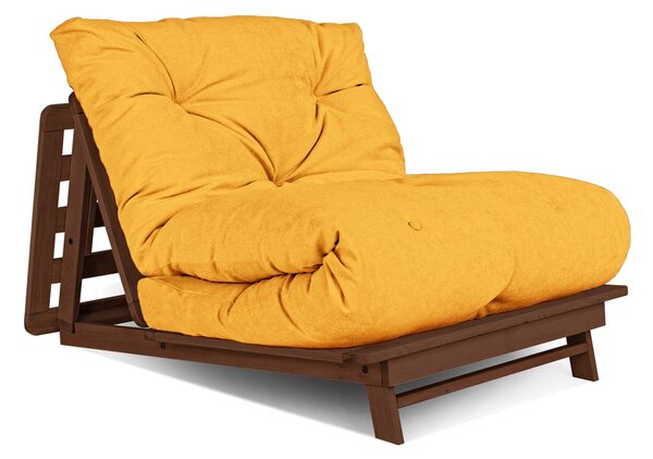 MarLiving Skladacie kreslo LAYTI 03 90 cm z masívu/žltá