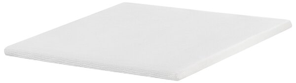 Vrchný matrac biela latex pena polyesterový poťah 160 x 200 cm topper podložka na posteľ spálňa