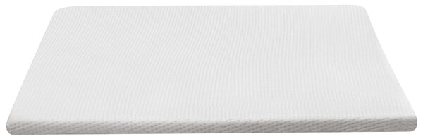 Vrchný matrac biela latex pena polyesterový poťah 160 x 200 cm topper podložka na posteľ spálňa