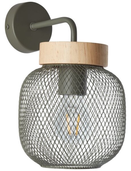 Brilliant - Nástenná lampa GIADA 1xE27/40W/230V zelená