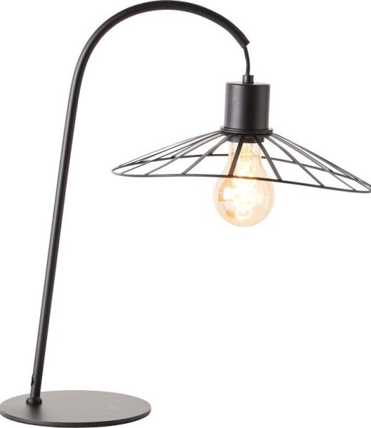 Brilliant - Stolná lampa LEIKA 1xE27/52W/230V čierna