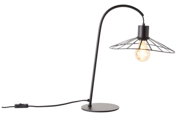 Brilliant - Stolná lampa LEIKA 1xE27/52W/230V čierna