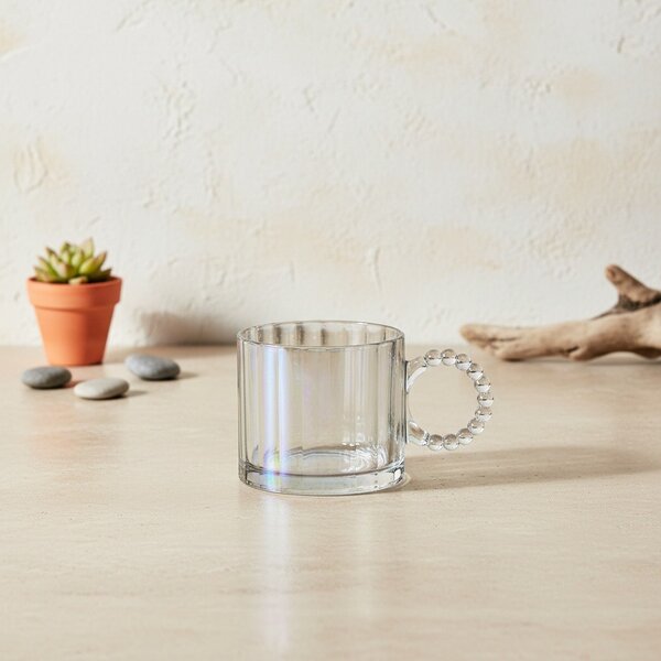 Allesken Sklenený hrnček MODERN KITCHEN LILY 300 ml číry