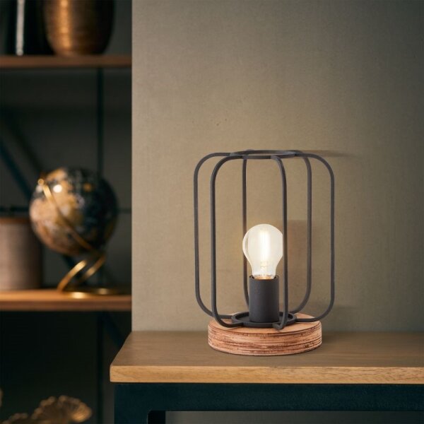 Brilliant - Stolová lampa TOSH 1xE27/40W/230V topoľ