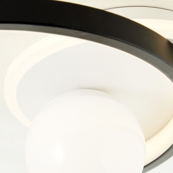 Brilliant - LED Stmievateľné stropné svietidlo ATLANTA LED/24W/230V čierna/biela