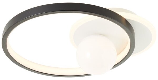 Brilliant - LED Stmievateľné stropné svietidlo ATLANTA LED/24W/230V čierna/biela