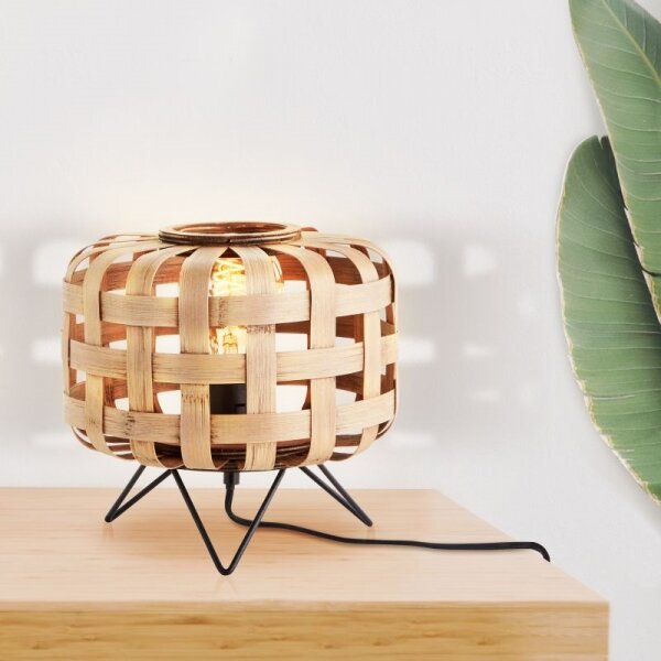 Brilliant - Stolná lampa WOODLINE 1xE27/40W/230V bambus
