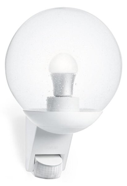 STEINEL 005917- Vonkajšie nástenné svietidlo so senzorom L585S 1xE27/60W biela IP44