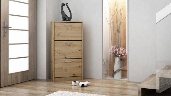 TP Living Skrinka na topánky PAULA Artisan hnedá