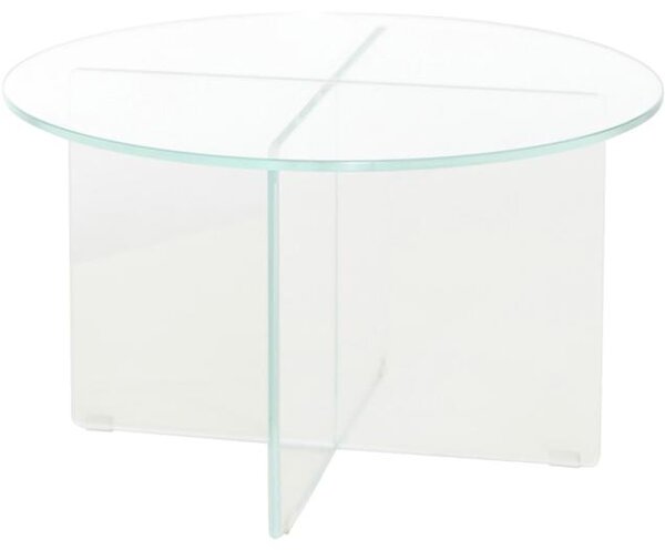 Okrúhly konferenčný stolík so sklenenou doskou Iris