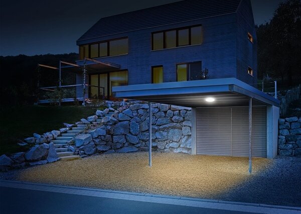 Steinel 035440 - LED Vonkajšie svietidlo so senzorom QUATTRO LED/10W/230V IP54