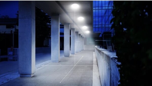 Steinel 035440 - LED Vonkajšie svietidlo so senzorom QUATTRO LED/10W/230V IP54