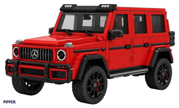 60x100cm LEGO Mercedes G 4×4² - textilná nálepka na stenu