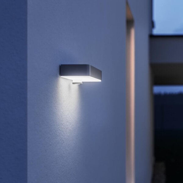 Steinel 052652-LED Solárne svietidlo so senzorom LED/1,5W 2x2000mAh IP44 strieborná