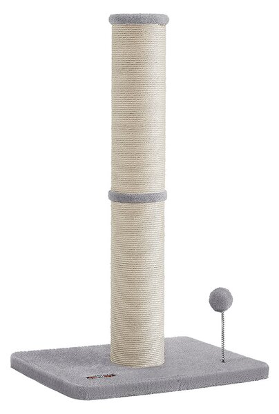 SONGMICS Škrabadlo pre mačky Caddy 85 cm sivé/béžové