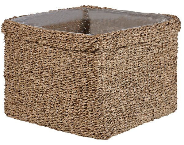 Sada 3 kvetináčov prírodná morská tráva 23 x 34/ 27 x 36/ 30 x 45 cm doplnky do domácnosti boho štýl