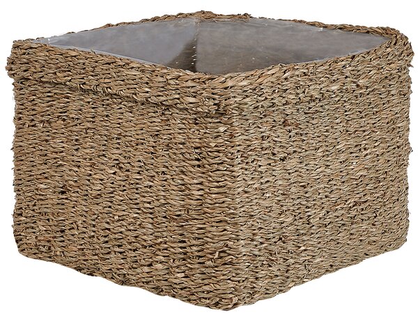 Sada 3 kvetináčov prírodná morská tráva 23 x 34/ 27 x 36/ 30 x 45 cm doplnky do domácnosti boho štýl