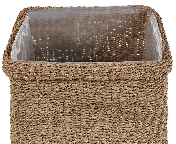 Sada 3 kvetináčov prírodná morská tráva 23 x 34/ 27 x 36/ 30 x 45 cm doplnky do domácnosti boho štýl