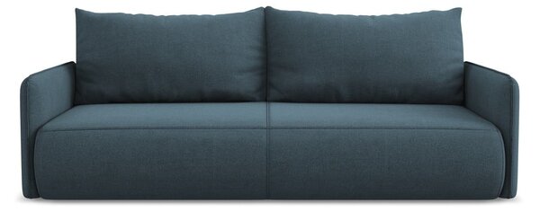Modrá rozkladacia/s úložným priestorom pohovka 216 cm Nanea – Makamii