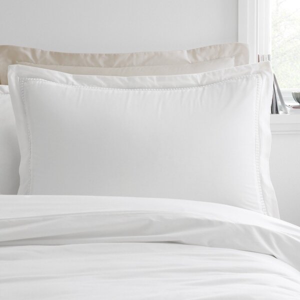 Biele bavlnené obliečky na dvojlôžko 200x200 cm Oxford Lace Trim – Bianca