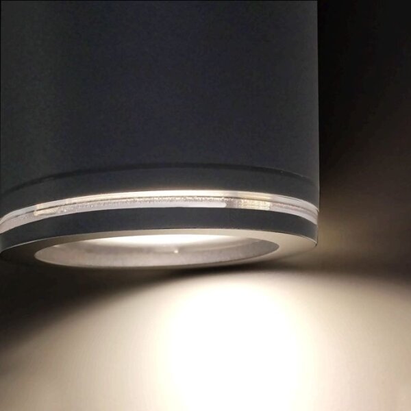 STEINEL 058654- LED Vonkajšie vietidlo so senzorom SPOT DUO 2xGU10/7,5W/230V IP44