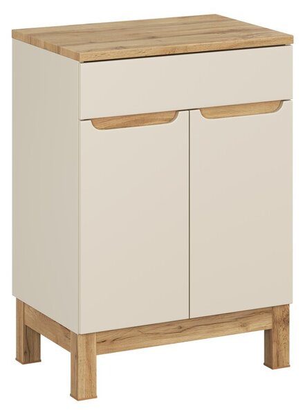 Comad Skrinka pod umývadlo Bali Casad s doskou 60 cm béžová/dub wotan