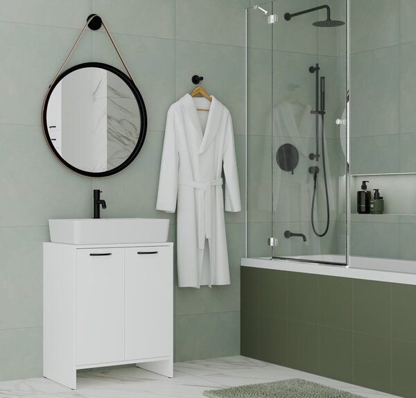 TP Living Skrinka pod umývadlo s doskou Nina 60 cm biela