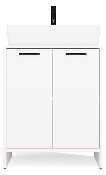 TP Living Skrinka pod umývadlo s doskou Nina 60 cm biela