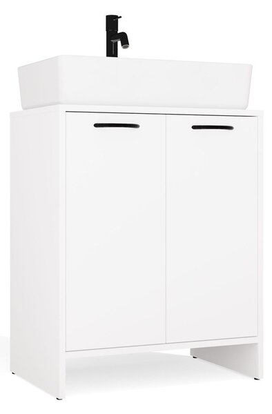 TP Living Skrinka pod umývadlo s doskou Nina 60 cm biela