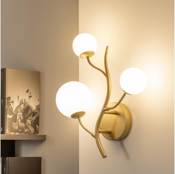 Brilagi - LED Nástenné svietidlo MISTEL 3xG9/3W/230V zlatá/biela