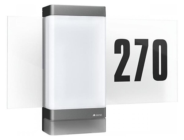 Steinel 067205 - LED Domové číslo so senzorom L270SC LED/7,8W/230V IP44