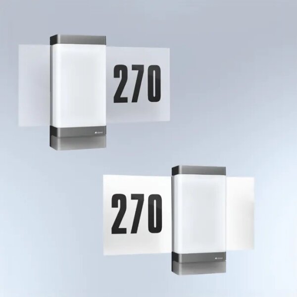 Steinel 067205 - LED Domové číslo so senzorom L270SC LED/7,8W/230V IP44